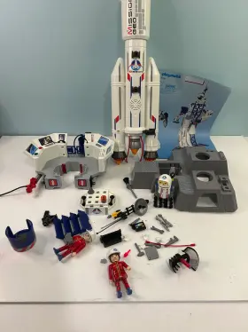6195 Playmobil Mission Geo Rocket Parts Lot Incomplete Set