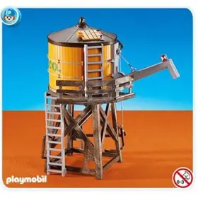 3766 Playmobil 6215 Like Water Tower For Western Train New In Factory Sealed Bag