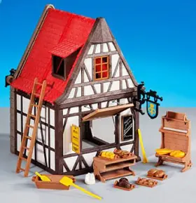 6219 Playmobil - Medieval Bakery- Vintage Mint Sealed Box 2016