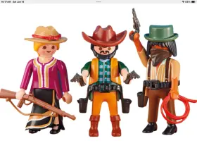 6277-6288 Playmobil Western Sets 6278 2 Cowboys And Cowgirl 6277 Sheriff New Sealed Bags