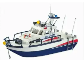 6282 Playmobil Police Speed Boat Rare Add On Piece New Open Box Opened It