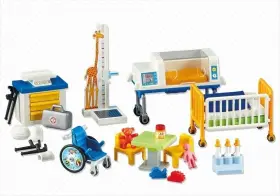 6295 Playmobil Childrens Medical Area -new Rare Discontinued