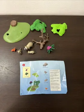 6317 Playmobil Add-on Raccoon Family - No Original Box