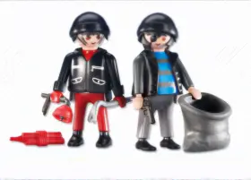 6393 Playmobil 2 Burglars Very Rare Add-on Package New 2010 W Dynamite