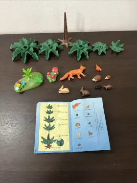 6418 Playmobil Add-on Shy Woodland Creatures - No Original Box