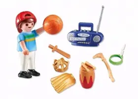 6466 Playmobil Boy Play Set Figuring Sports Music Pretend New In Package