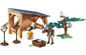 6471 Playmobil Falconry New In Sealed Bag 2017 Tree Shed Figure Birds