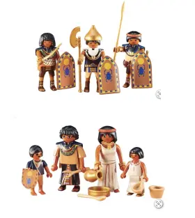 6488-6492 Playmobil Egyptian Soldiers And Family Sets 6488 6492 - New Sealed 2016