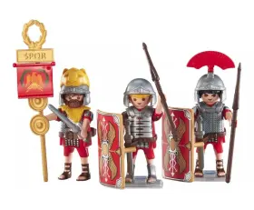 6490 Playmobil Plus History 3 Roman Soldiers Figurine New Building Games Add On
