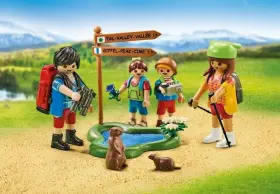 6536 Playmobil Hiking Family Figures Add-on Marmot Pond Wilderness New