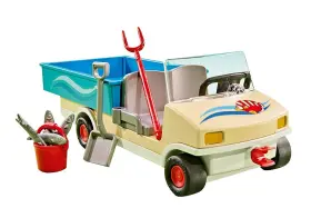 6544 Playmobil Aquarium Maintenance Cart Vehicle Zoo Animal Car Fish Add-on New