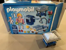 6660 Playmobil City Life Maternity Mother Baby Hospital Room - Complete