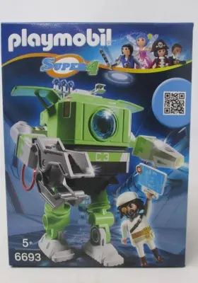 6693 Playmobil Super 4 Cleano Robot