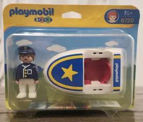 6720 Playmobil Sealed New 2002 1-2-3 Coastal Search And Rescue Rare Vintage