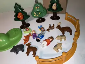 6772 Playmobil Toy Set Forest Animal Park Playset Deer Trees Squirrel Complete