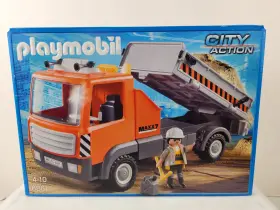6861 Playmobil Dump Truck City Action W Tools Extinguisher Gas Can New 2015