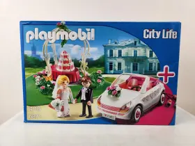 6871 Playmobil Wedding Celebration Car Cake Champagne Butterfly New 2015 Version