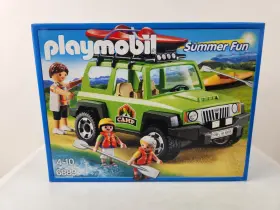 6889 Playmobil 4x4 Car Suv Summer Fun Off-road And Canoe New 2015