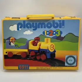6911 Playmobil 123 Train Track Vintage 1990 Geobra Set - Tracks Only