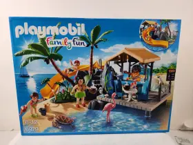 6979 Playmobil Caribbean Island Beach Slide Palms Drinks Birds New 2015