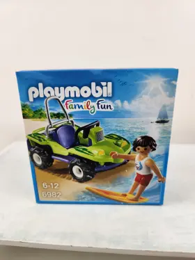 6982 Playmobil Surfer Beach Quad Family Fun Atv New 2015