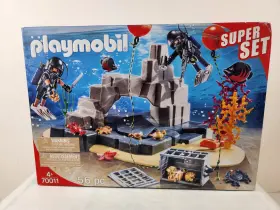 70011 Playmobil #70011 Tactical Dive Unit Super Set W Treasure Sea Creatures New 2018