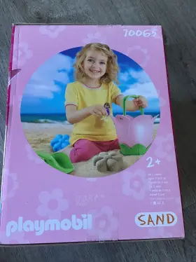 70065 Playmobil Sand Spring Flower Bucket Beach Toy Playset Includes Shovel New