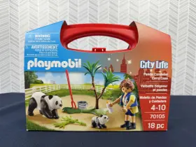 70105 Playmobil City Life Panda Caretaker Carry Case