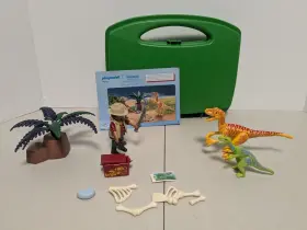 70108 Playmobil # Dino Explorer Carry Case Playset