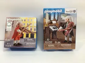 70135-70374 Playmobil 70374 Mozart And 70135 Bach New In Sealed Boxes -retired 2019