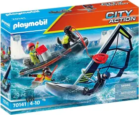 70141 Playmobil City Action Sea Rescue Water With Dog For Ages 4-10