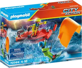 70144 Playmobil Kitesurfer Rescue With Speedboat