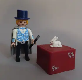 70156 Playmobil Special Plus Magician With Trick Bunny Box Complete No