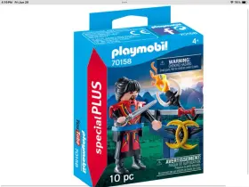 70158 Playmobil Asian Warrior Fighter Samurai - New In Box Retired