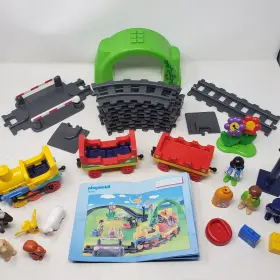 70179 Playmobil 1-2-3 My First Train Toy Playset Age 1.5 Model Complete No Box