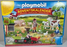 70189 Playmobil Advent Calendar Toy Complete Farm Scene Figures Animals New Read