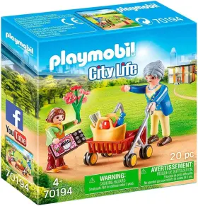 70194 Playmobil City Life Grandma With A Walker