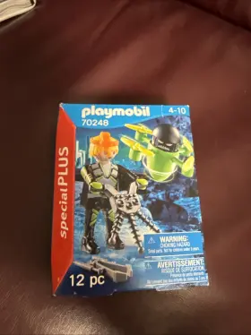 70248 Playmobil Special Plus Agent With Drone For Ages 4
