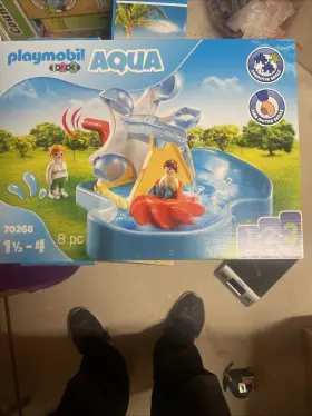70268 Playmobil Aqua Water Mill With Carousel New