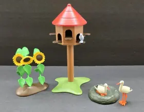 7027 Playmobil Pigeon Loft Dovecote Bird House Storks Nest Sunflowers Geobra