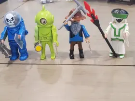70288-11 Playmobil Scooby Doo Villain Lot Of 4 B5