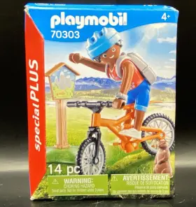 70303 Playmobil Special Plus Figure Set Mountain Biker New In Box