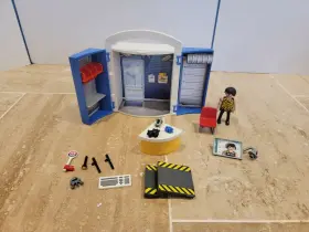70306 Playmobil Police Station Take Along Carry Case Officer Criminal Accessories