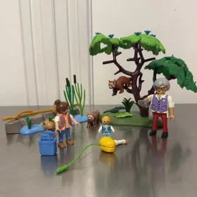 70344 Playmobil Family Fun Red Panda Habitat #70344 Mostly Complete
