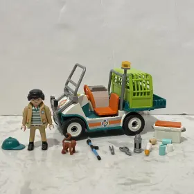 70346 Playmobil Family Fun Zoo Veterinarian With Medical Cart As Shown
