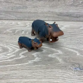 Playmobil 70354 Hippopotamus And Baby Calf Hippo Family Fun