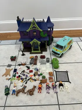 70361-70286 Playmobil Scooby-doo Adventure In The Mystery Mansion 70361 Myst Machine 70286