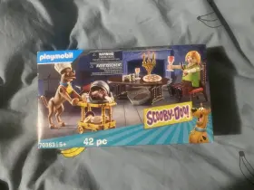 70363 Playmobil Scooby Doo Set Scooby-doo Dinner 42 Pc. Nib