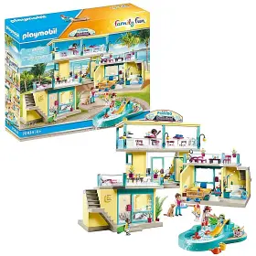 70434 Playmobil Family Playmo Fun Beach Hotel Building Kit New