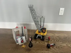 70442 Playmobil City Action - Construction Cable Excavator With Building Section